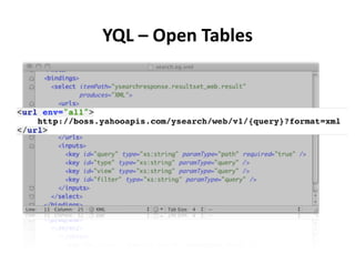 The Yahoo Open Stack