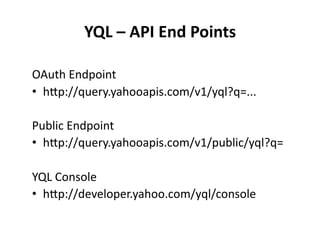 The Yahoo Open Stack