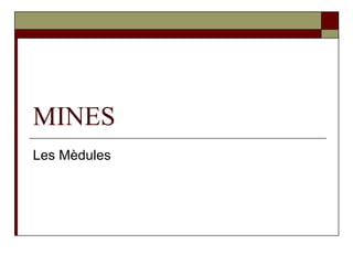 MINES Les Mèdules 