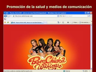 Promoción de la salud y medios de comunicación 