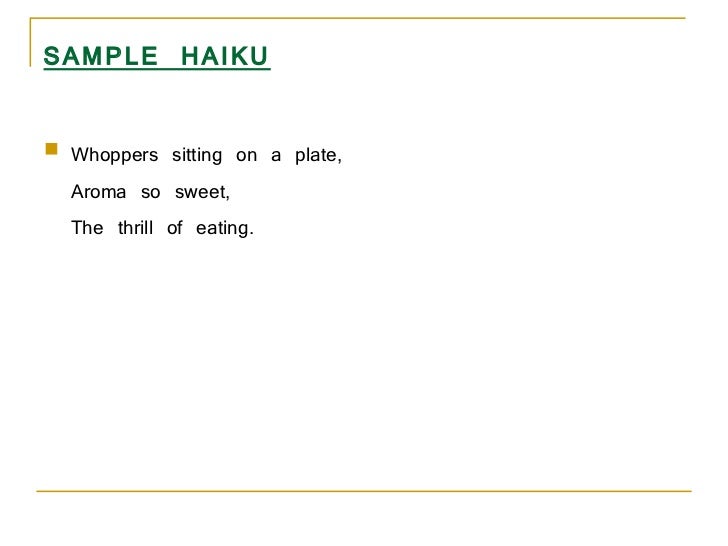 Poetry PowerPoint