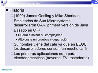 Curso Java Inicial 2 - Introducción y Sintaxis | PPT