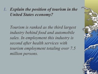 Intro to Tourism 
