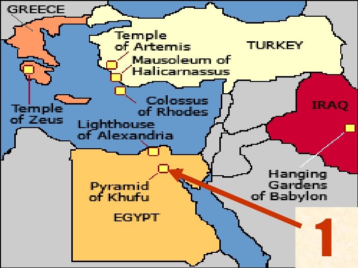 Hanging Gardens Of Babylon Map