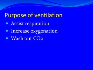   Septic shock       Inadequate ventilation       Central cause Head injury