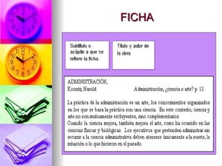 FICHA 