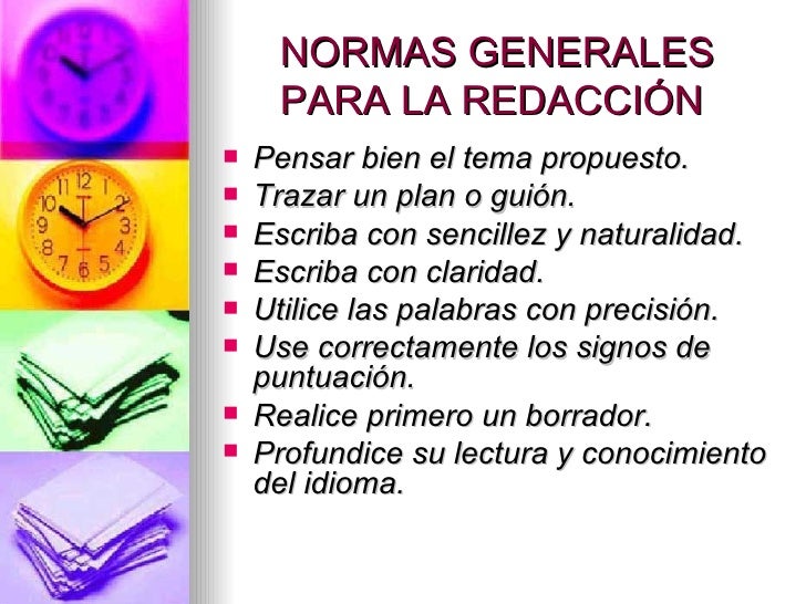 Cuales Son Las Reglas Para Una Buena Redaccion es.slideshare.net