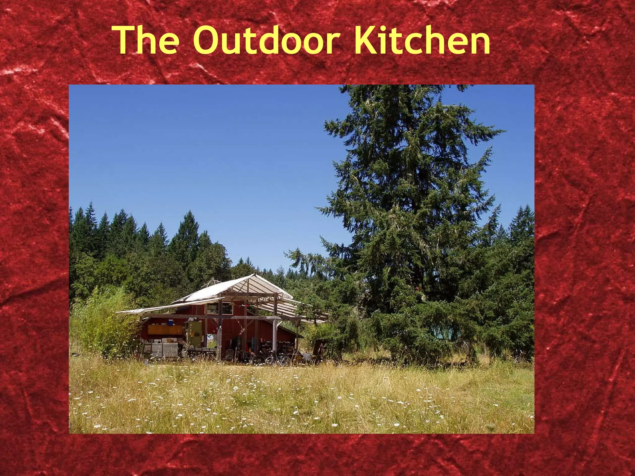 The Outdoor Kitchen 