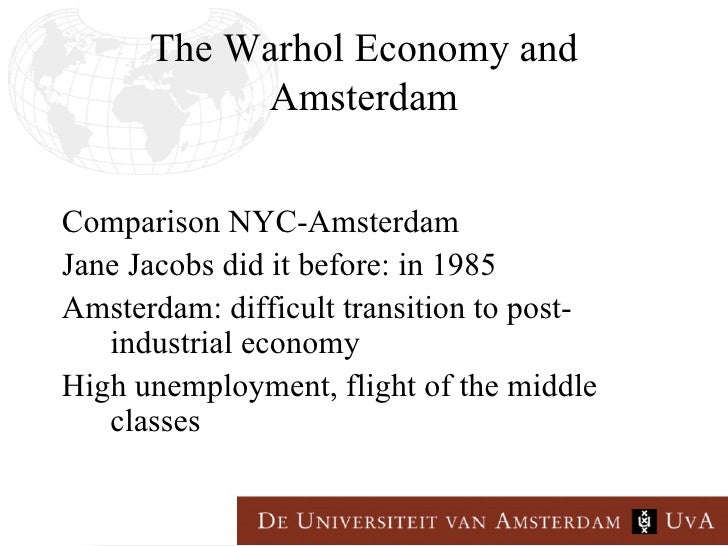 The Warhol Economy And Amsterdam Door Robert Kloosterman