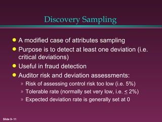 Audit sampling | PPT