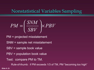 Audit sampling | PPT