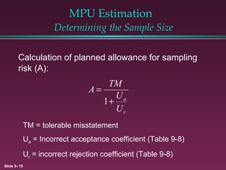 Audit Sampling