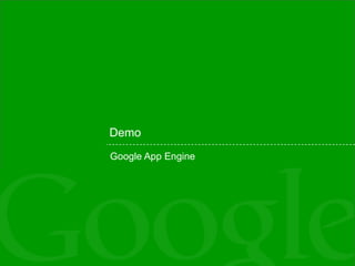 Demo Google App Engine 