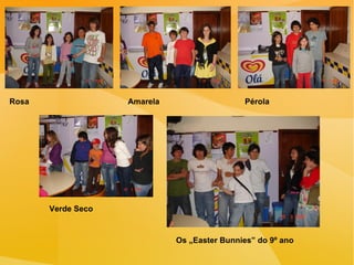 Rosa  Amarela  Pérola Verde Seco Os „Easter Bunnies” do 9º ano 