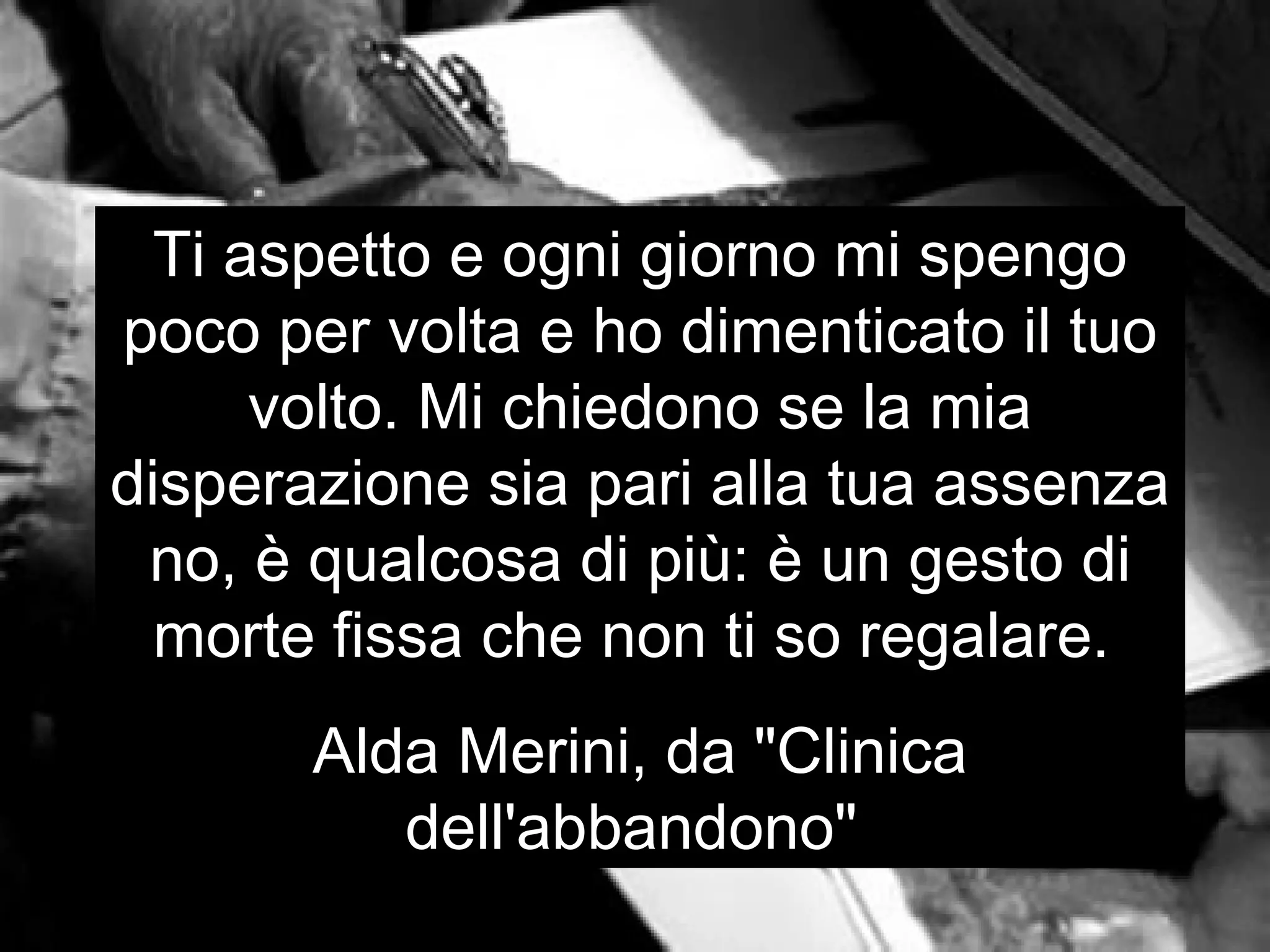 Il Dolore è Nell'aria Alda Merini Testo
