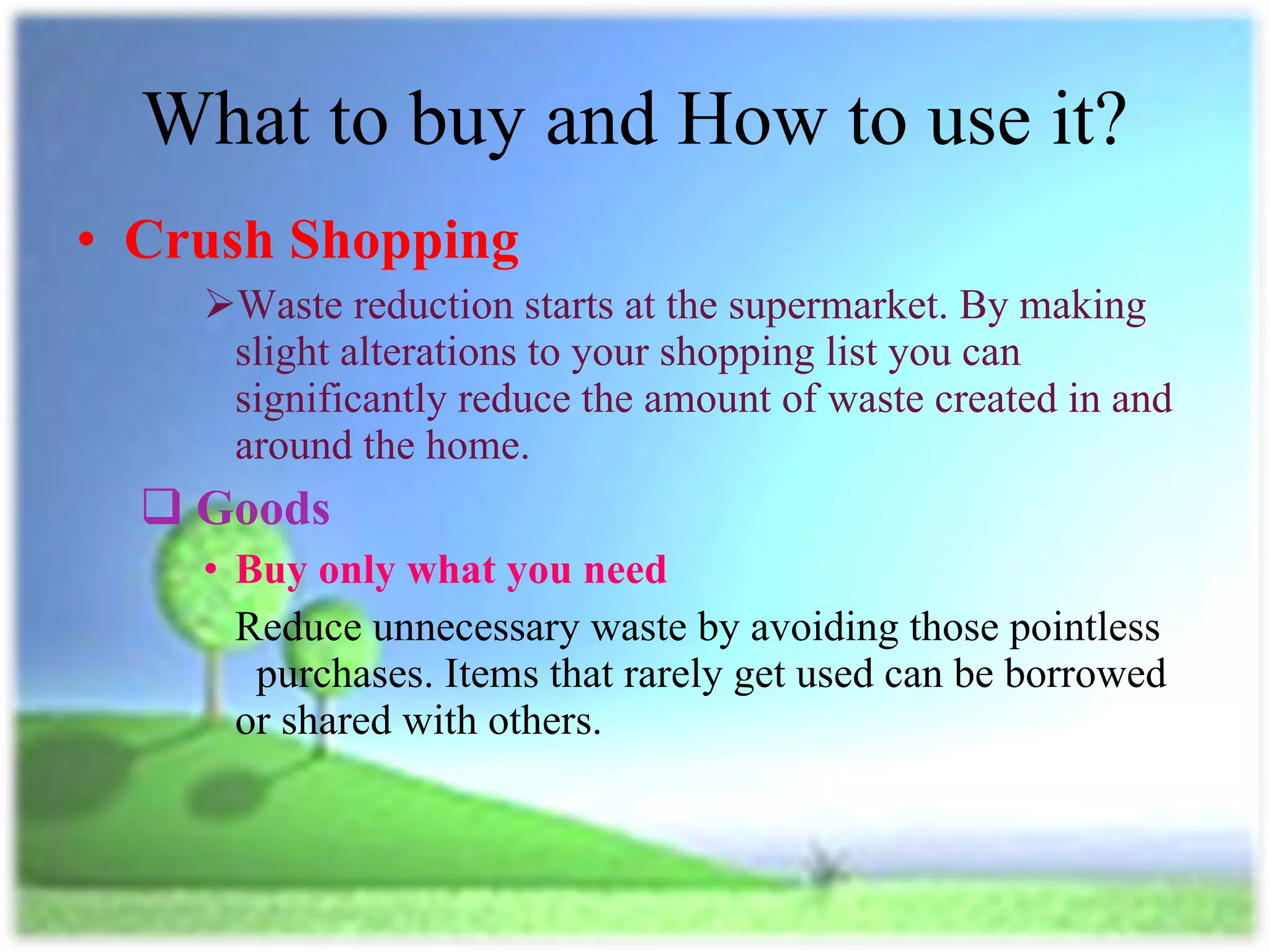 Reduce, Reuse and Recycle (3R) | PPT