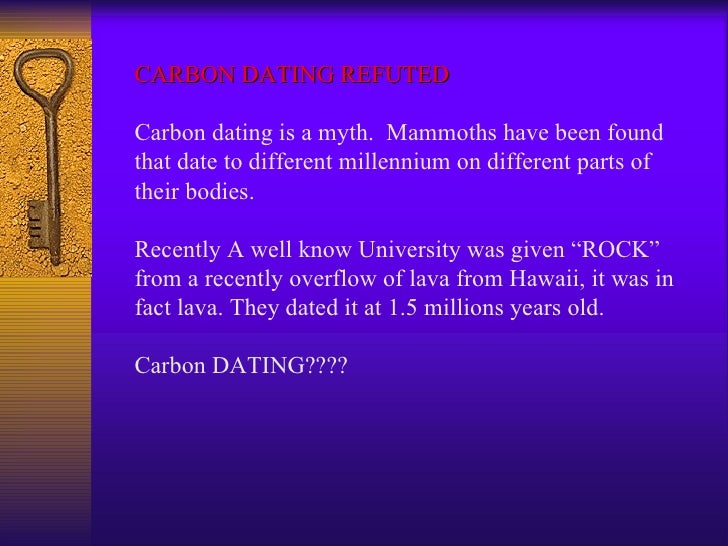 carbon dating vs creationism carbon dating vs creationism