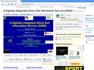 Accessibility and Availability of CIAT Research Results: Progress Update