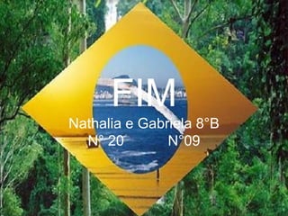 FIM Nathalia e Gabriela 8°B N° 20  N°09 