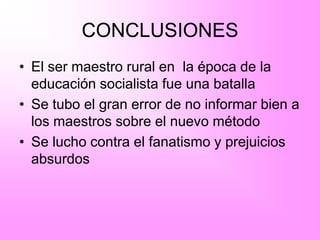 la educacion socialista