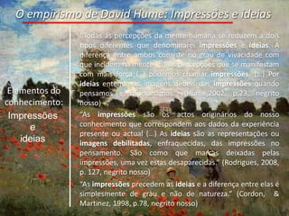 O emprismo de David Hume