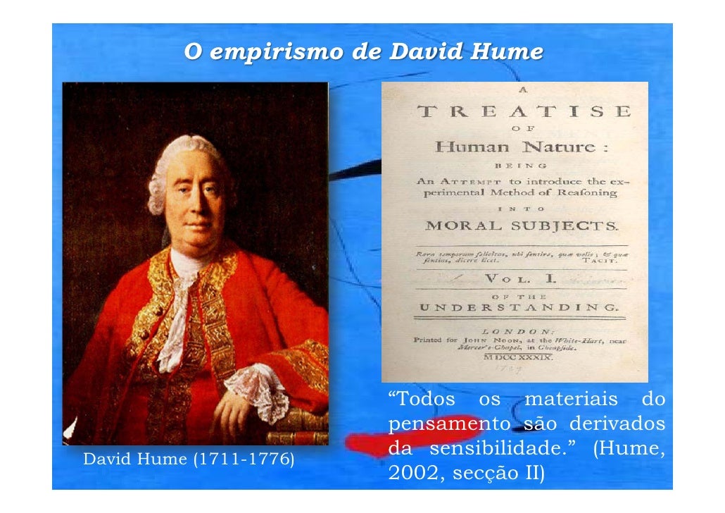 Identifique No Texto Elementos Que Caracterizam O Empirismo De Hume