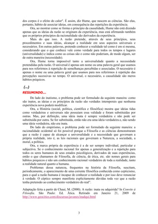 Empirismo de David Hume (Doc2)