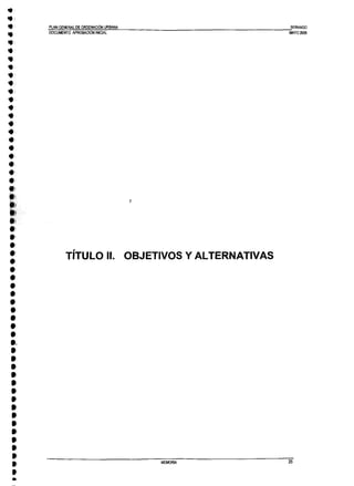 Memoria PGOU 2009