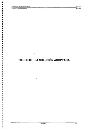 Memoria PGOU 2009