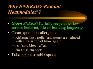 Radiant Heating by ENERJOY | PPT