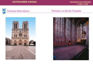 Pariseko Nôtre-Dame Pariseko La Sainte-Chapelle 