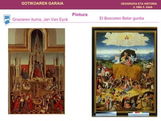 Graziaren iturria, Jan Van Eyck Pintura El Boscoren Belar gurdia 