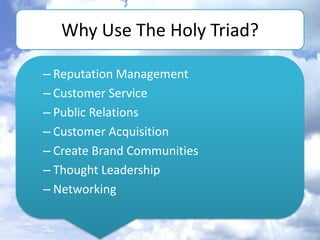 The Holy Triad
