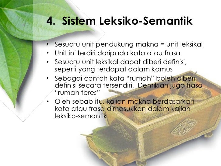 Perkembangan Bahasa Melayu dari Aspek Leksikon & Etimologi