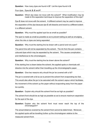 Separation Techniques Revision PDF | PDF