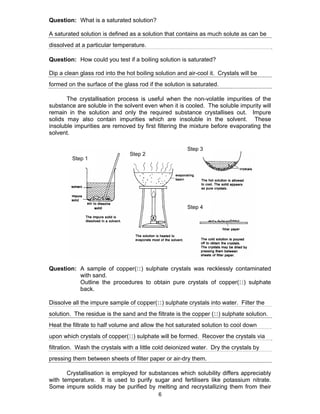 Separation Techniques Revision PDF | PDF