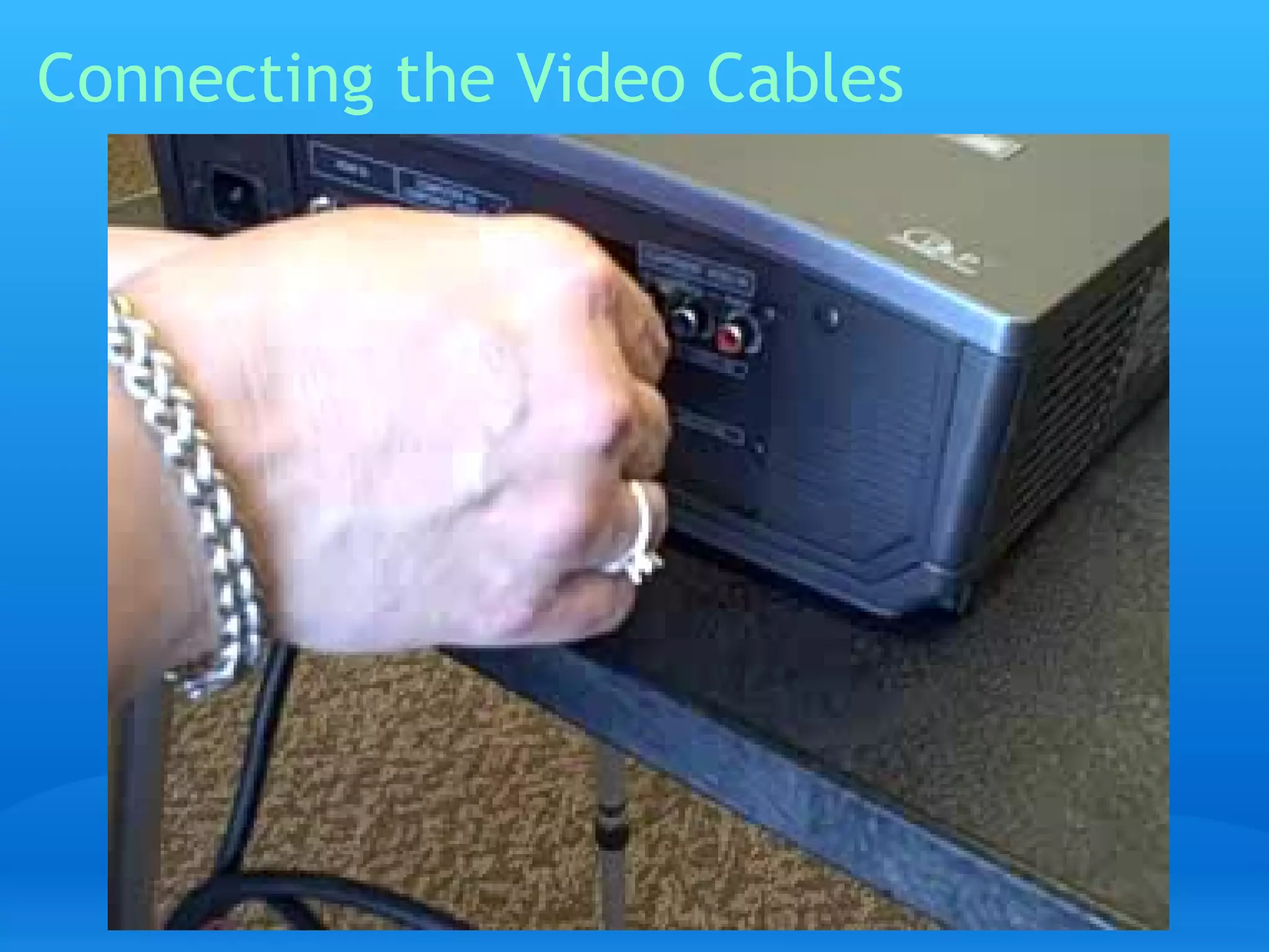 Setting Up A/V Equipment at CPL