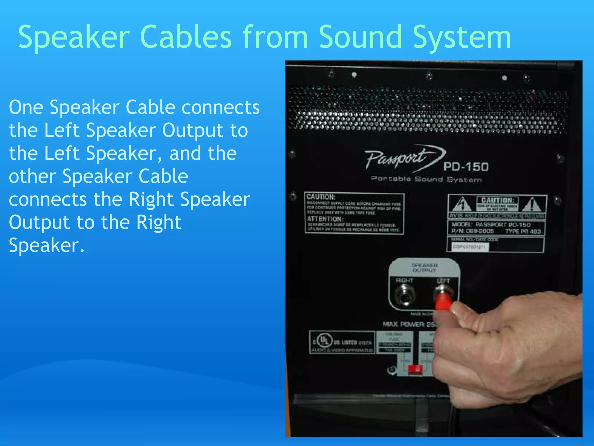 Setting Up A/V Equipment at CPL