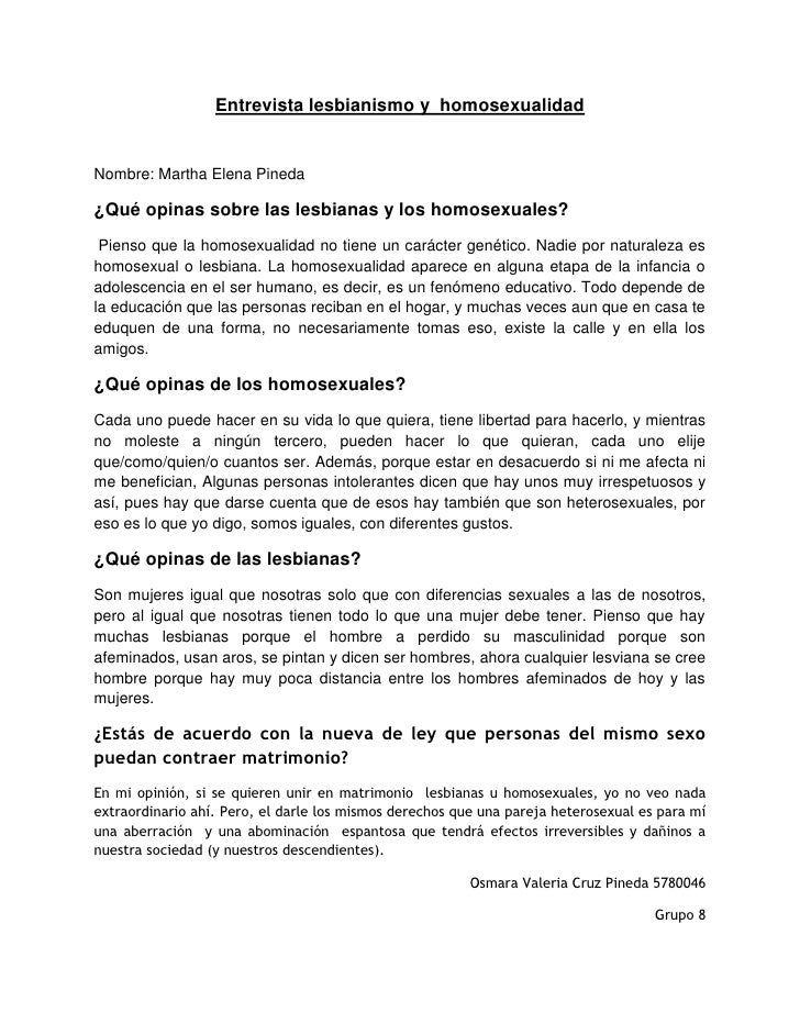 preguntas de entrevista por matrimonio entrevista lesbianismo y homosexualidad preguntas de entrevista por matrimonio entrevista lesbianismo y homosexualidad
