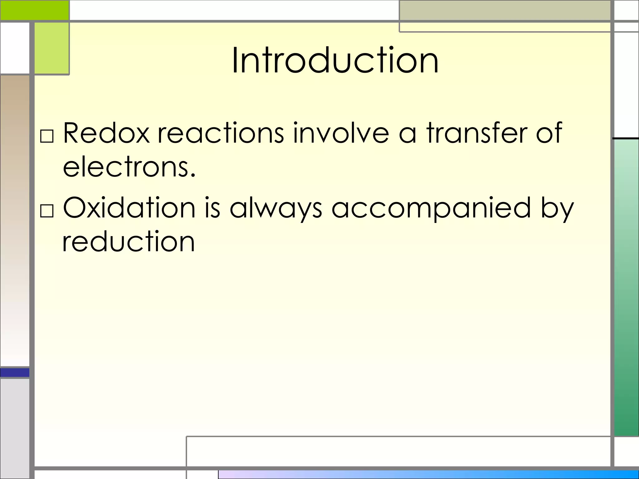 Redox Reactions | PPT