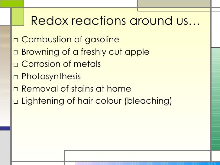 Redox Reactions