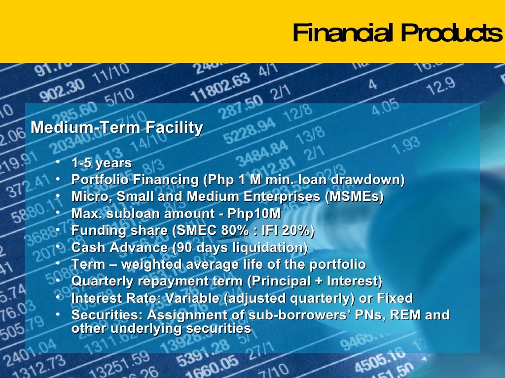 PBSPSmall & Medium Enterprise Credit Program