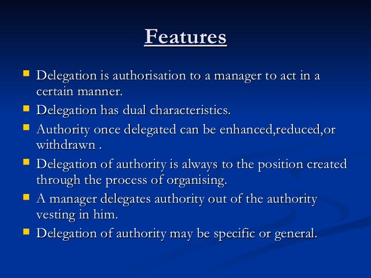 delegation in management delegation in management