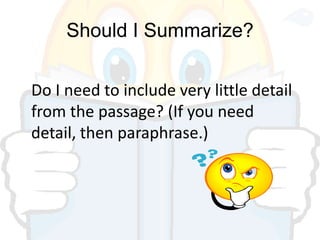 Using Quotations, Paraphrases and Summaries in Essays