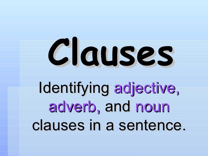 CLAUSES