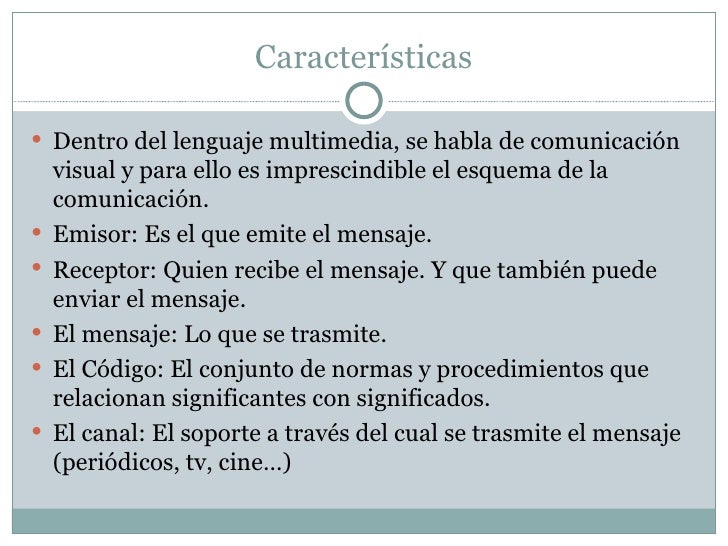 lenguaje multimedia
