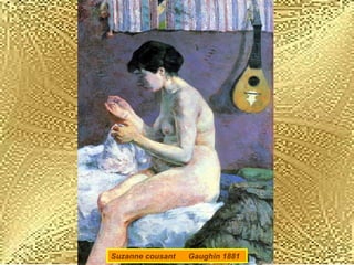 Suzanne cousant  Gaughin 1881 