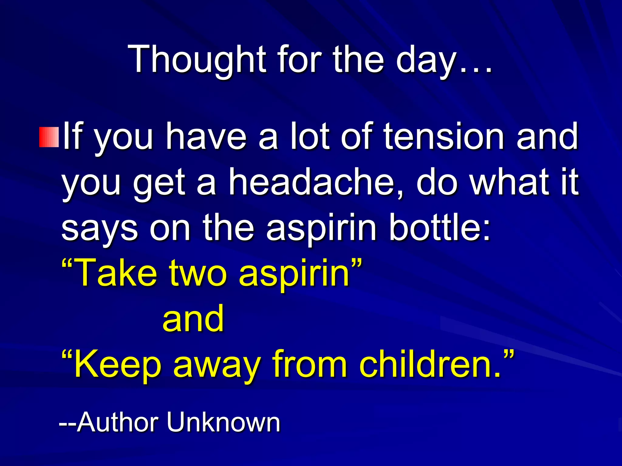 Clinical Pharmacology - Analgesics