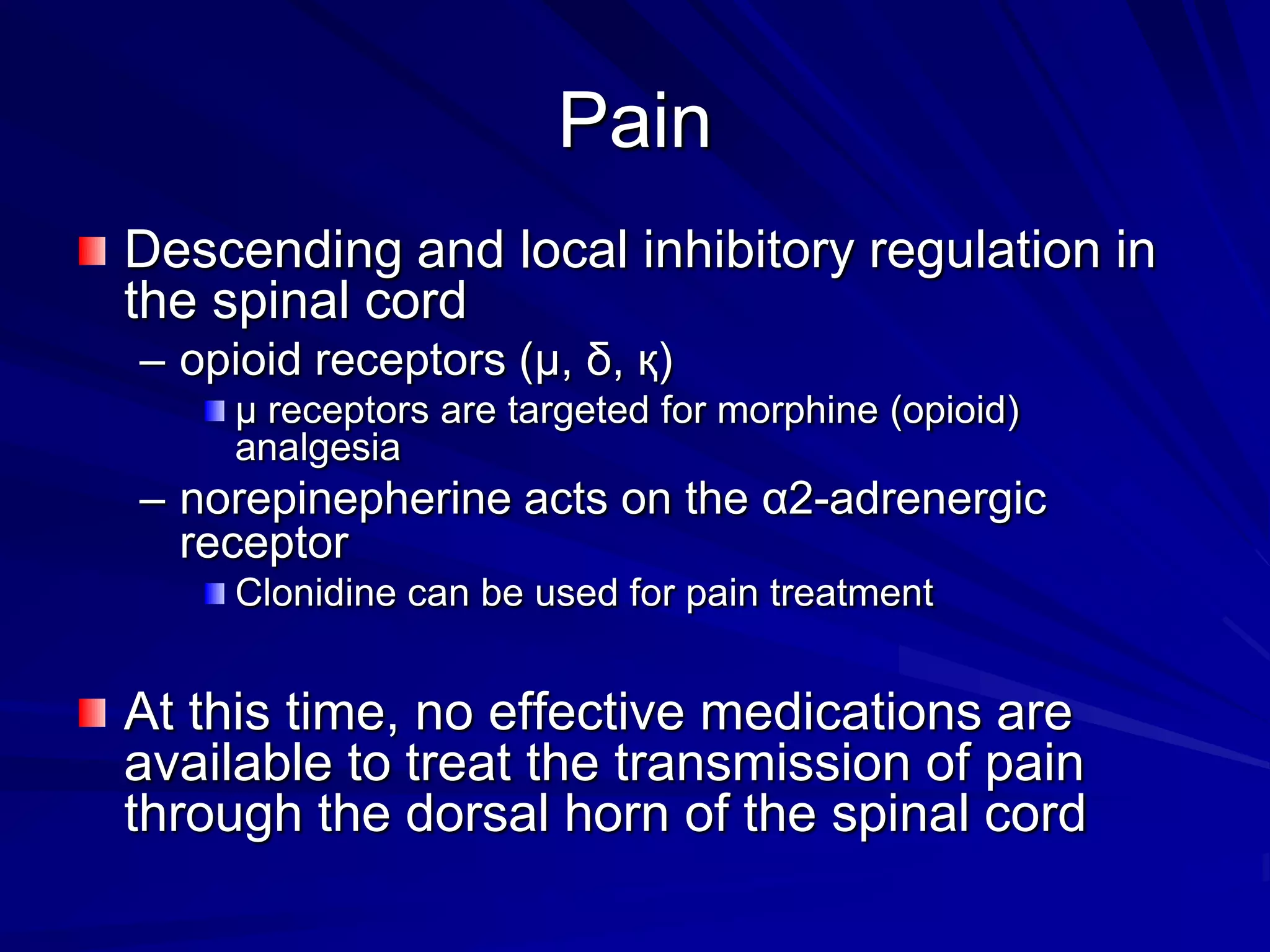 Clinical Pharmacology - Analgesics
