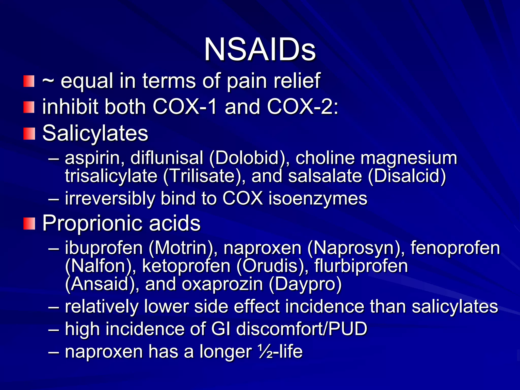 Clinical Pharmacology - Analgesics